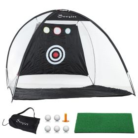 Golf Net, 10 x 6ft Golf Practice Net for Backyard Driving, Multi-Target Golf Hitting Net, Indoor, Outdoor